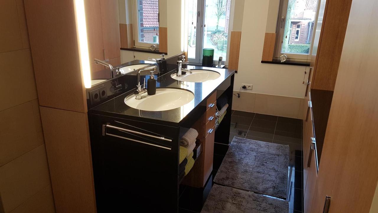 Große Ferienwohnung, auf Bauernhof mit Ponys und Pferden, ländlich und ruhig, Nähe Dümmer See Holdorf Exterior foto